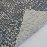 Silver Shimmery Changing Color Gray Aqua Blue Polyester Viscose Blend Area Rug Fabric - Color Changing, Gray Aqua Blue, 5' 3" X 7' 5" (1 Piece)