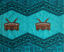 Cotton Fabric Traditional Tonga Tattoo Kava Bowl Center
