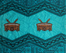 Cotton Fabric Traditional Tonga Tattoo Kava Bowl Center