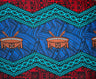 Cotton Fabric Traditional Tonga Tattoo Kava Bowl Center