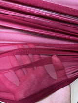 Burgundy 4-Way Stretch Power Mesh
