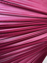Burgundy 4-Way Stretch Power Mesh