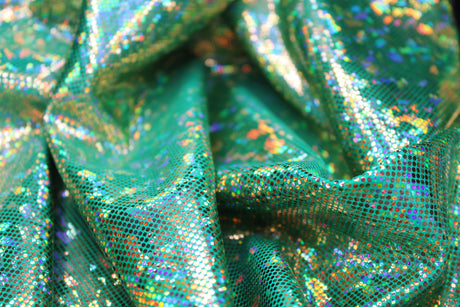 Shattered Glass Nylon Spandex Fabric - Shattered Glass Print, 58"/60" Width (1 Yard)