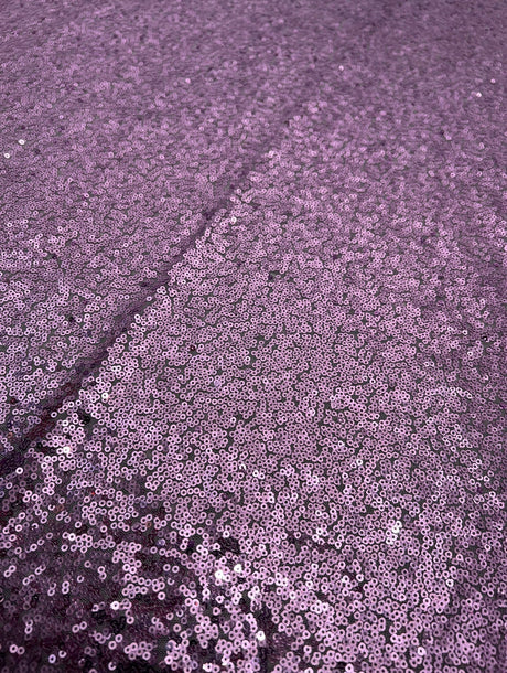 Lavender Stretch Sequin on Mesh