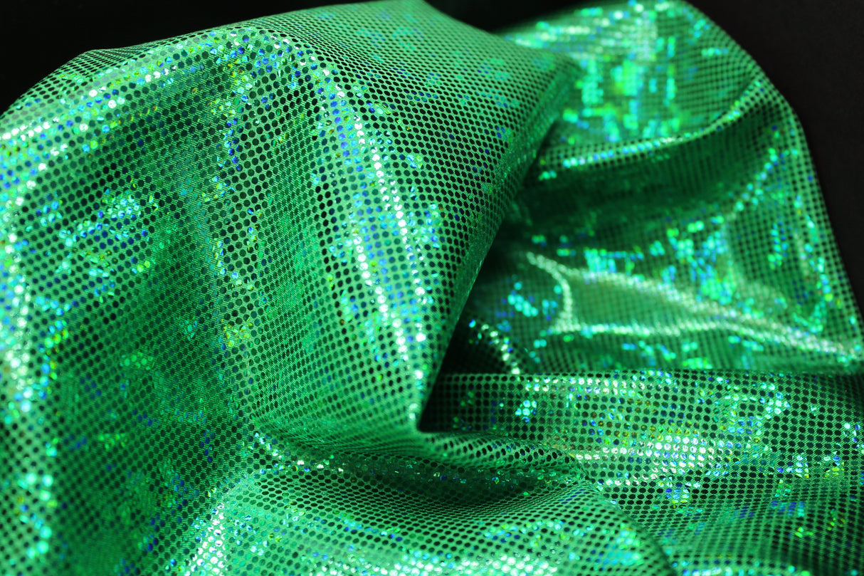 Shattered Glass Nylon Spandex Fabric - Shattered Glass Print, 58"/60" Width (1 Yard)