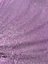 Lavender Stretch Sequin on Mesh