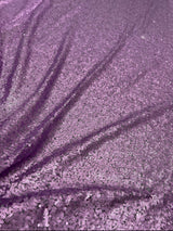 Lavender Stretch Sequin on Mesh