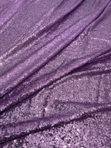 Lavender Stretch Sequin on Mesh