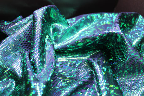 Shattered Glass Nylon Spandex Fabric - Shattered Glass Print, 58"/60" Width (1 Yard)