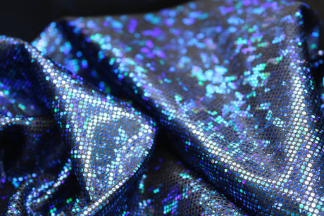 Shattered Glass Nylon Spandex Fabric - Shattered Glass Print, 58"/60" Width (1 Yard)