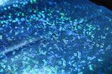 Shattered Glass Nylon Spandex Fabric - Shattered Glass Print, 58"/60" Width (1 Yard)