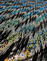 Stretch Sequin Velvet Multicolor