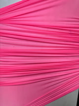 Neon Pink 4-Way Stretch Power Mesh