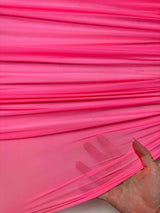Neon Pink 4-Way Stretch Power Mesh