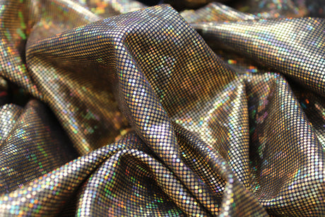Shattered Glass Nylon Spandex Fabric - Shattered Glass Print, 58"/60" Width (1 Yard)
