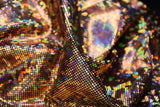 Shattered Glass Nylon Spandex Fabric - Shattered Glass Print, 58"/60" Width (1 Yard)