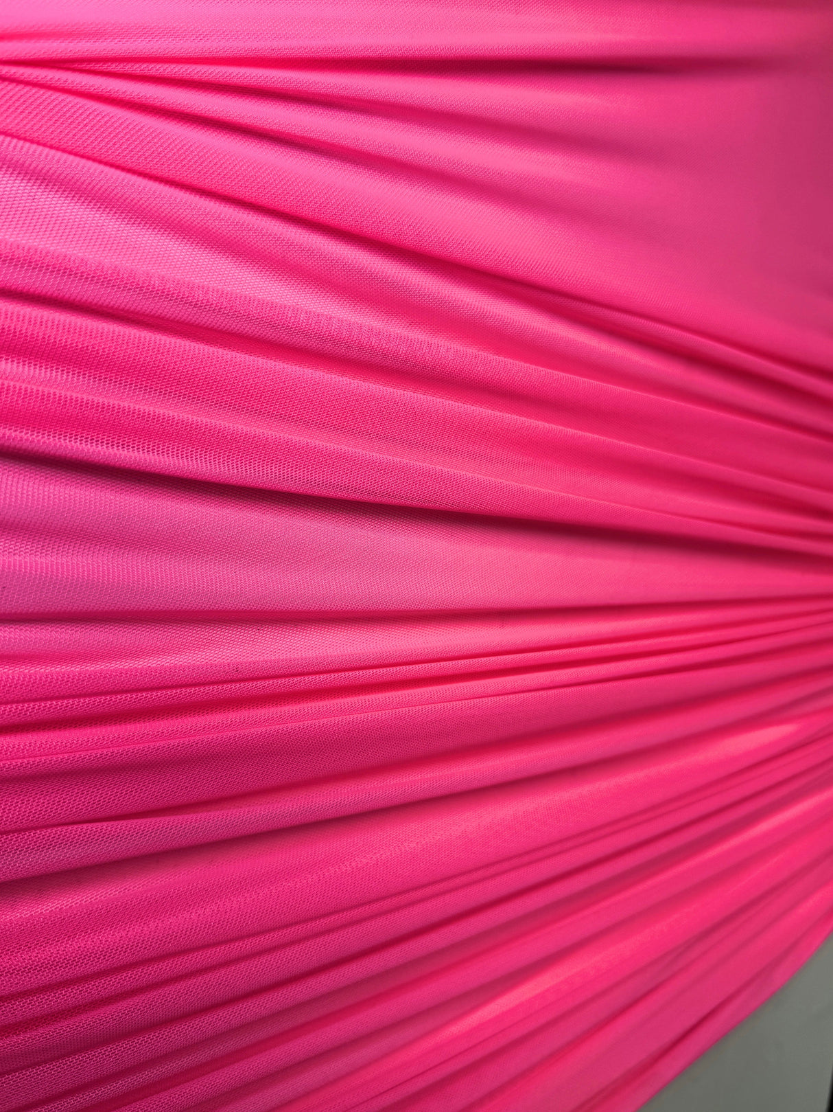 Neon Pink 4-Way Stretch Power Mesh