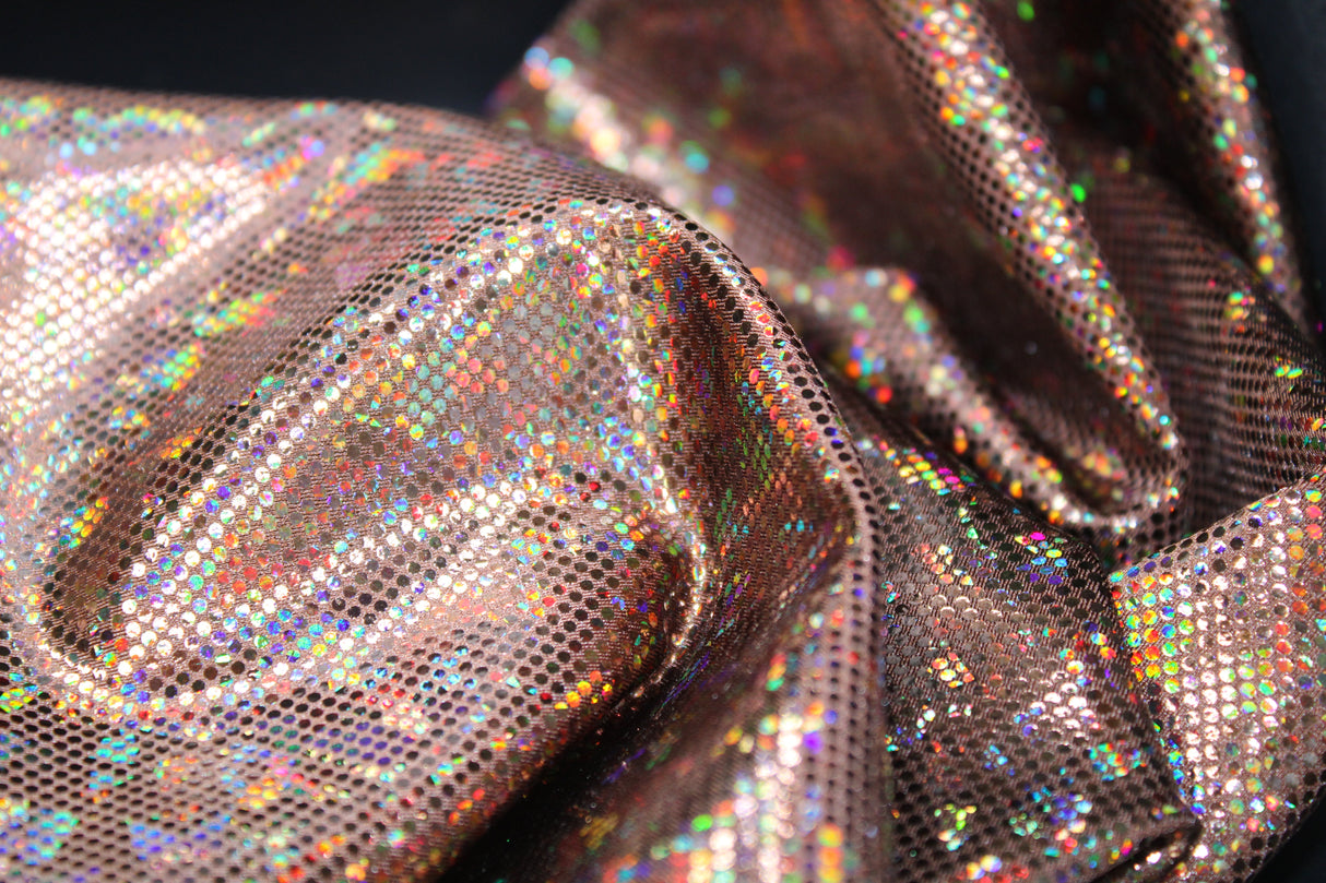 Shattered Glass Nylon Spandex Fabric - Shattered Glass Print, 58"/60" Width (1 Yard)