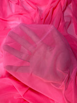 Neon Pink 4-Way Stretch Power Mesh