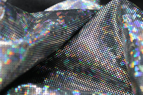 Shattered Glass Nylon Spandex Fabric - Shattered Glass Print, 58"/60" Width (1 Yard)