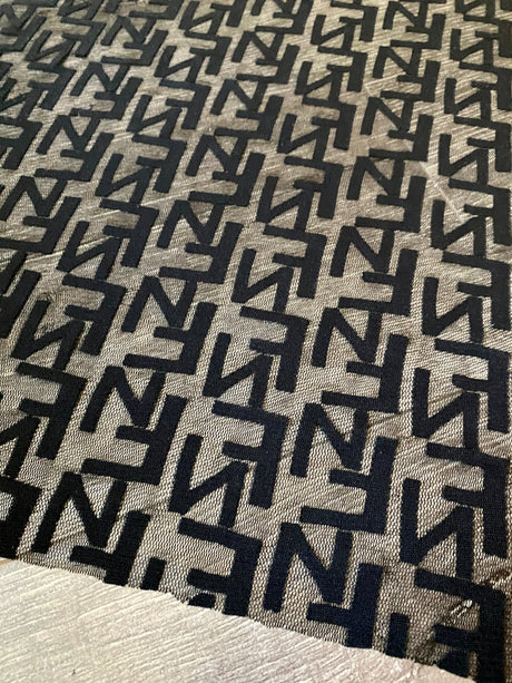 Black Geometric Power Mesh
