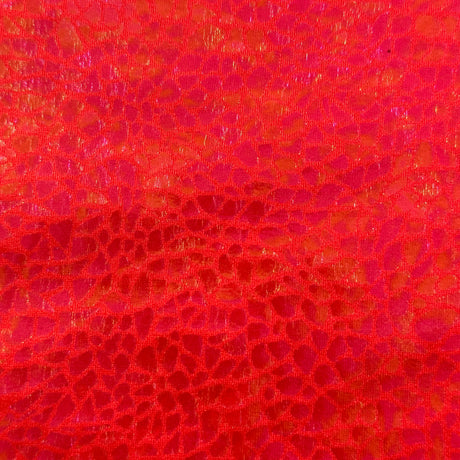 Nylon Spandex Holographic Snake Fabric 60"