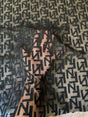 Black Geometric Power Mesh