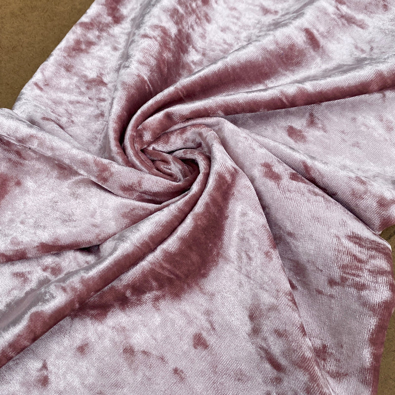 Stretch Crushed Velvet Rose