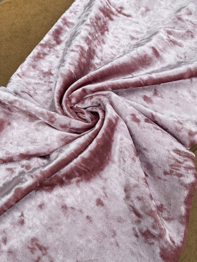 Stretch Crushed Velvet Rose