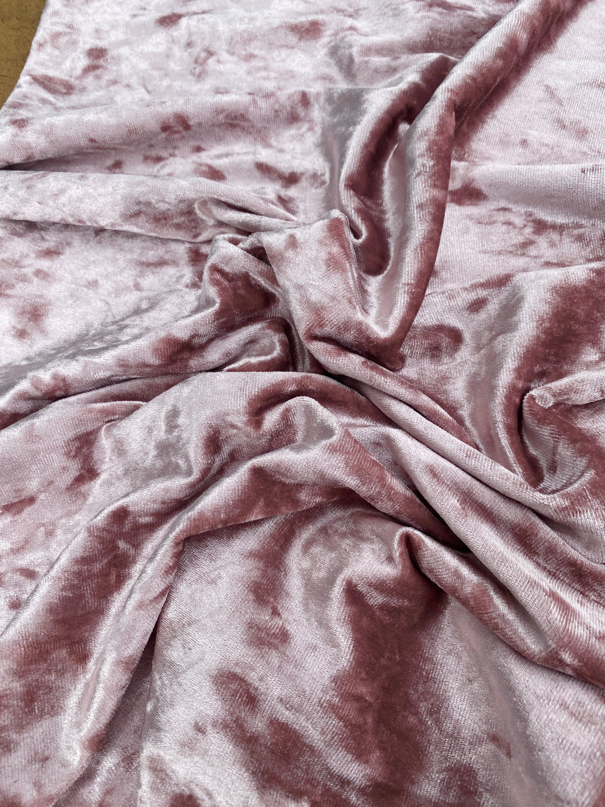 Stretch Crushed Velvet Rose