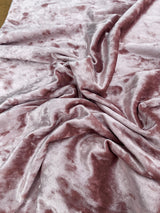 Stretch Crushed Velvet Rose