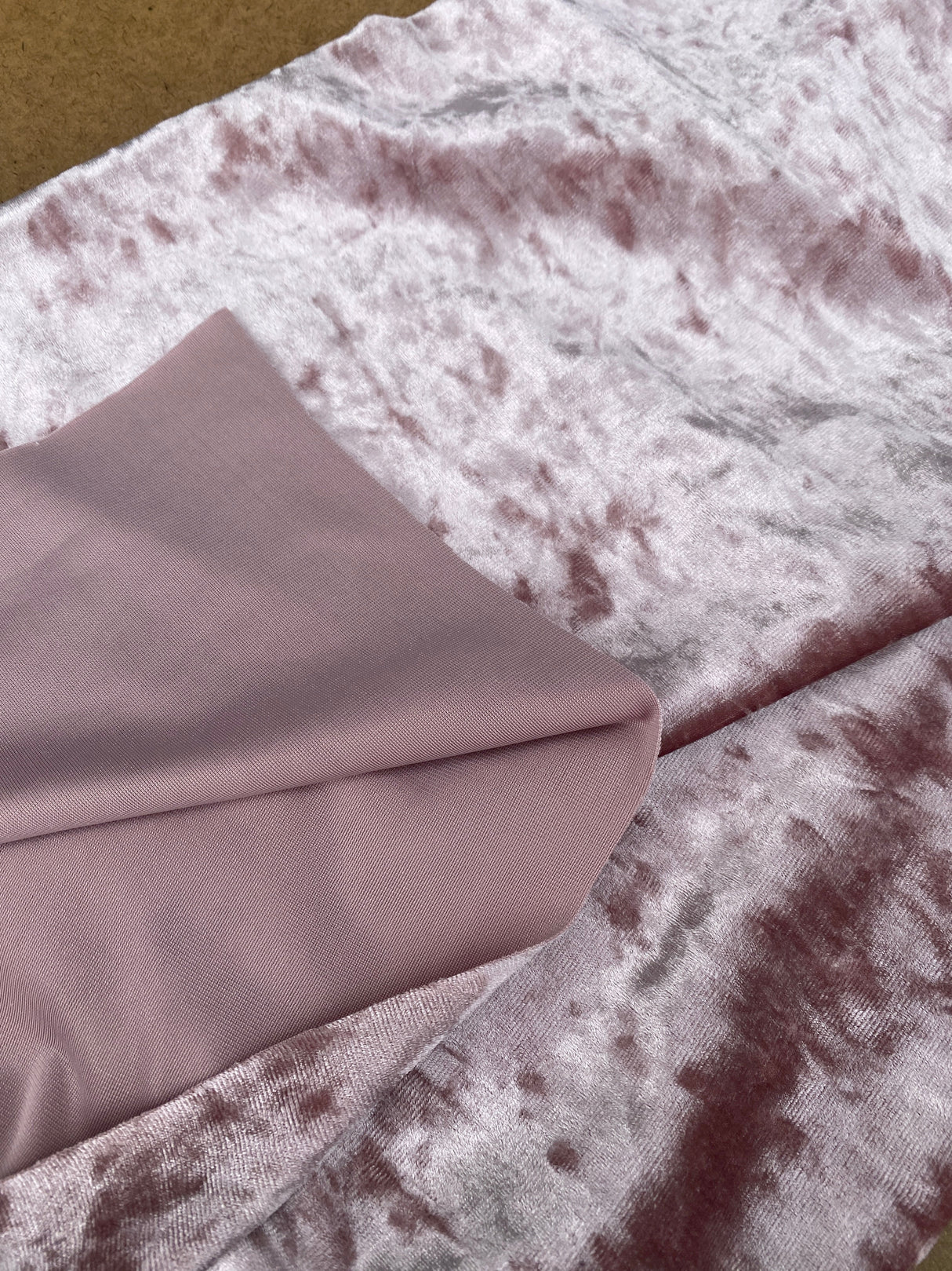 Stretch Crushed Velvet Rose