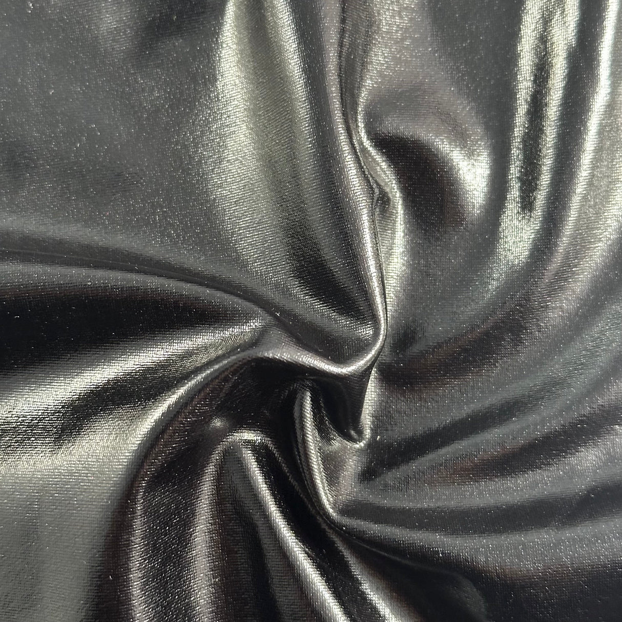 Foil Spandex Fabric 2-Way Stretch Metallic
