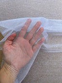 White Glitter Tulle
