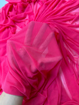 Hot Pink 4-Way Stretch Power Mesh