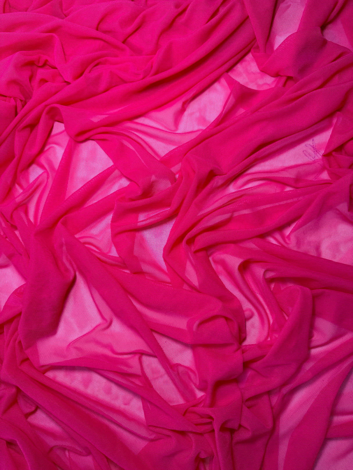 Hot Pink 4-Way Stretch Power Mesh
