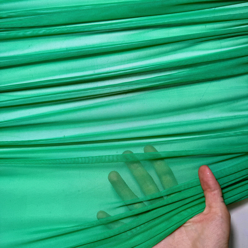 4 Way Stretch Power Mesh Kelly Green