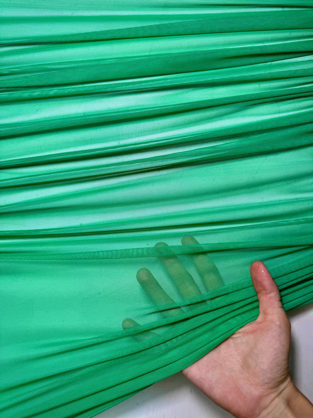 4 Way Stretch Power Mesh Kelly Green