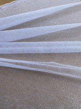 White Glitter Tulle