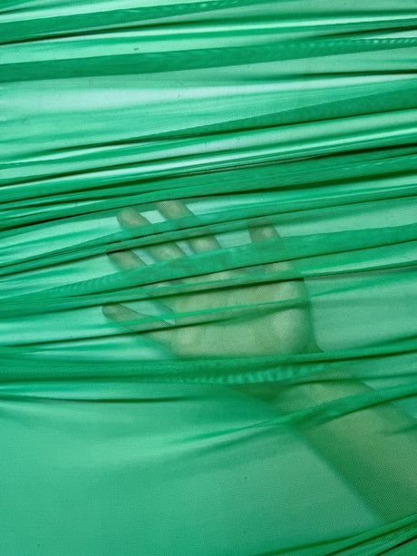 4 Way Stretch Power Mesh Kelly Green