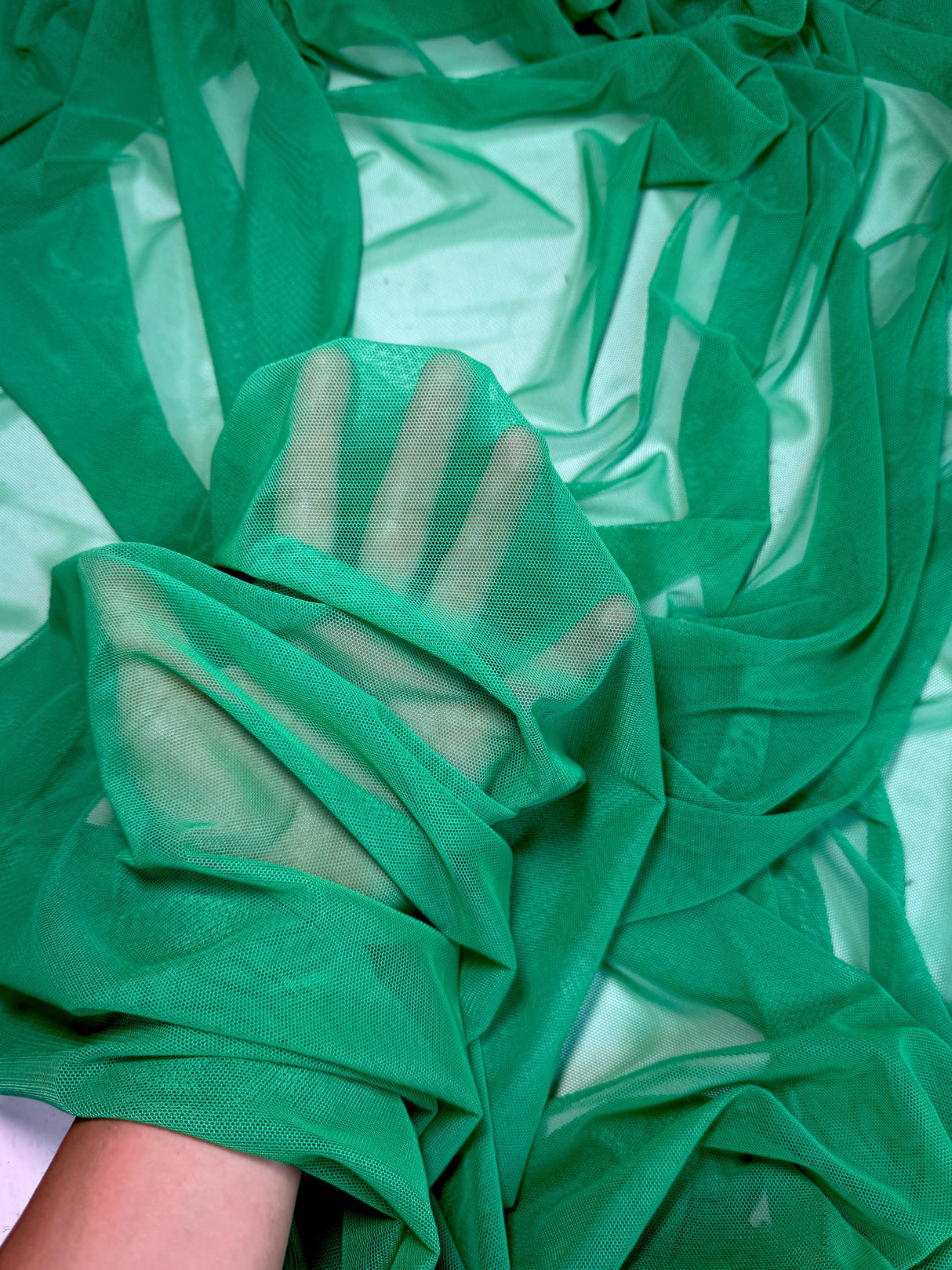 4 Way Stretch Power Mesh Kelly Green