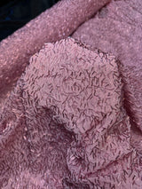 Stretch Bugle Beaded Mesh Blush Pink