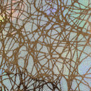 Polyester Spandex Foggy Foil Fabric 4-Way Stretch Chaos