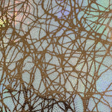 Polyester Spandex Foggy Foil Fabric 4-Way Stretch Chaos