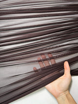 Chocolate Brown 4-Way Stretch Power Mesh