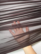 Chocolate Brown 4-Way Stretch Power Mesh