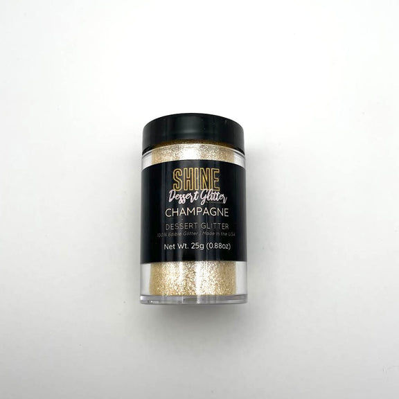 Champagne Shine Dessert Glitter – 100% Edible Cake & Dessert Decoration (4g) by Cake Pop Box