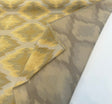 Obli Golden Geige Reversible Heavy Chenille Upholstery Fabric - Golden Beige Geometric Pattern, 62" Width (1 Yard)