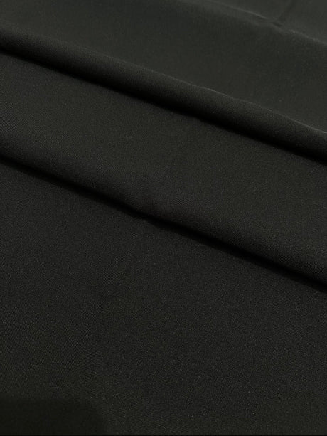 Black Poly Poplin