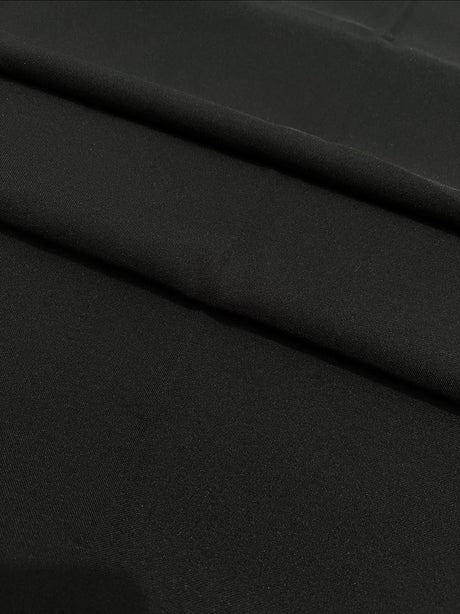 Black Poly Poplin